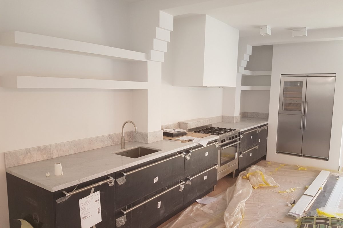 stukadoor keuken Haarlem
