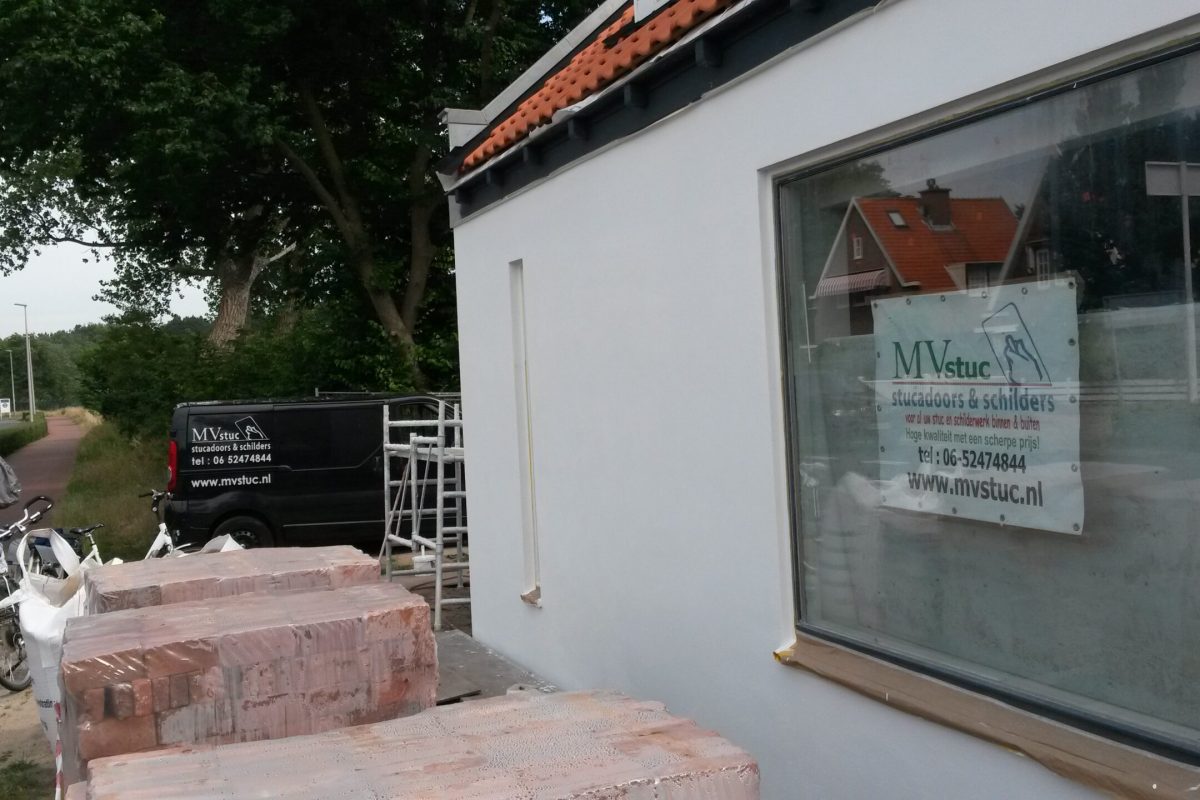 Stukadoor gevelwerk